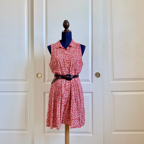 XX Red Floral Dress - Picture 1 of 5